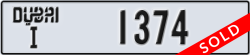 dubai - code - I - number -1374