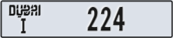 dubai - code - I - number -224