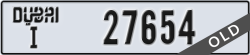 dubai - code - I - number -27654