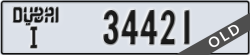 dubai - code - I - number -34421