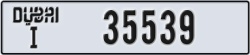 dubai - code - I - number -35539