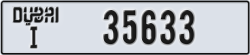 dubai - code - I - number -35633