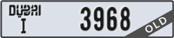 dubai - code - I - number -3968