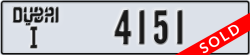 dubai - code - I - number -4151