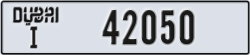 dubai - code - I - number -42050