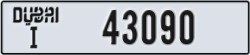 dubai - code - I - number -43090