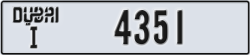 dubai - code - I - number -4351