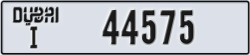 dubai - code - I - number -44575
