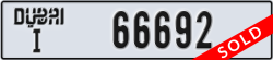 dubai - code - I - number -66692