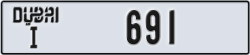 dubai - code - I - number -691