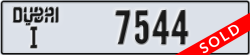 dubai - code - I - number -7544