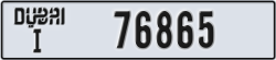 dubai - code - I - number -76865
