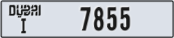 dubai - code - I - number -7855