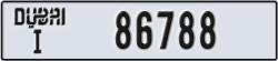 dubai - code - I - number -86788