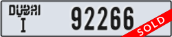 dubai - code - I - number -92266