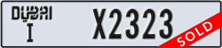 dubai - code - I - number -X2323