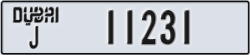 dubai - code - J - number -11231