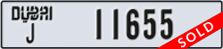dubai - code - J - number -11655