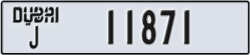 dubai - code - J - number -11871