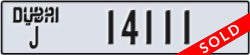 dubai - code - J - number -14111