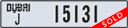 dubai - code - J - number -15131