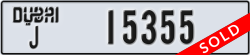 dubai - code - J - number -15355