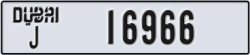 dubai - code - J - number -16966