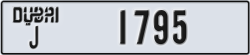 dubai - code - J - number -1795