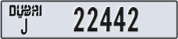 dubai - code - J - number -22442