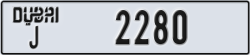 dubai - code - J - number -2280