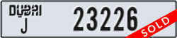 dubai - code - J - number -23226