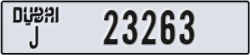 dubai - code - J - number -23263