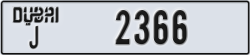 dubai - code - J - number -2366