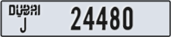 dubai - code - J - number -24480