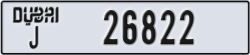 dubai - code - J - number -26822