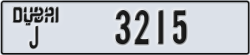 dubai - code - J - number -3136