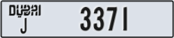 dubai - code - J - number -3371