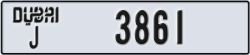 dubai - code - J - number -3861
