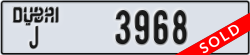 dubai - code - J - number -3968