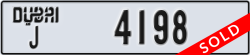 dubai - code - J - number -4198