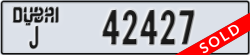 dubai - code - J - number -42427