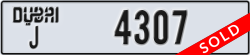 dubai - code - J - number -4307