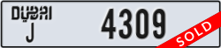 dubai - code - J - number -4309