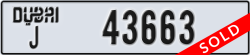 dubai - code - J - number -43663