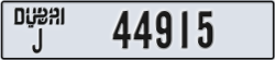 dubai - code - J - number -44915