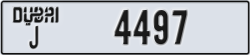 dubai - code - J - number -4497