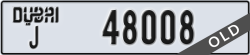 dubai - code - J - number -48008