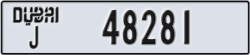 dubai - code - J - number -48281