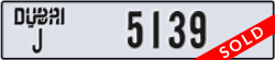 dubai - code - J - number -5139