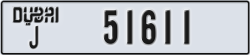 dubai - code - J - number -51611